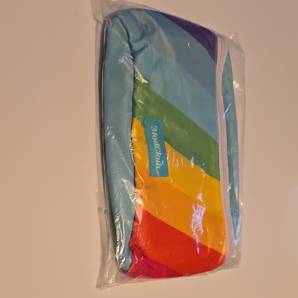 Modcloth Rainbow Striped Pouch